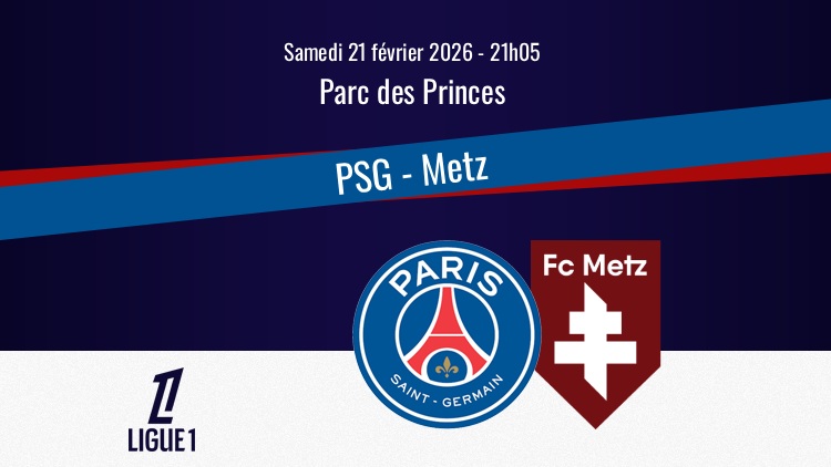 Affiche de la 23e journée de Ligue 1, les compositions d'équipe officielles de PSG/Metz viennent d'être dévoilées et Dro Fernandez est titulaire.