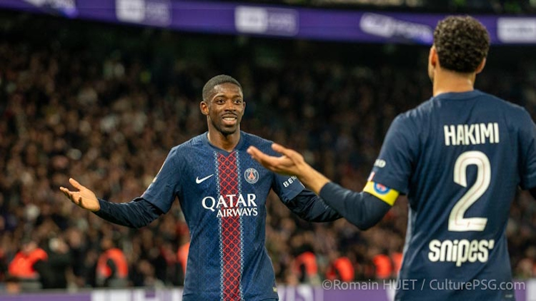 Blessés depuis quelques semaines et absents lors de l'opposition interne de ce samedi, Achraf Hakimi et Ousmane Dembélé n'inspirent officiellement aucune crainte en vue de PSG/Arsenal. Mais un premier élément de réponse apparaîtra surtout mardi les concernant.