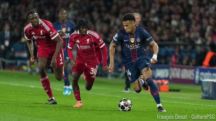 Plusieurs images inédites de PSG/Liverpool ont été diffusées quelques jours après le match par Canal+ de façon totalement gratuite. De quoi retrouver quelques belles images des Parisiens, avec de la joie et aussi de la frustration, le retour d'un Ekitike comme à la maison, un Luis Enrique toujours aussi intense sur son banc de touche ou encore un Désiré Doué très impliqué même après sa sortie. Voici ces images en question :