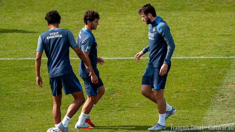 Un retour et un nouveau jeune à l'entraînement avant Brest/PSG