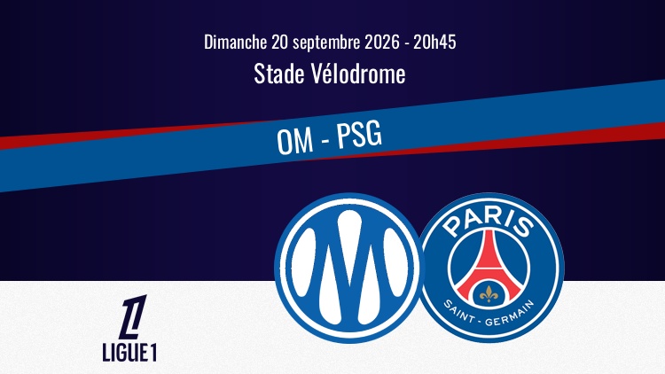 Le PSG affronte l'OM ce dimanche soir à Marseille dans le cadre de la 5e journée de Ligue 1. Sur quelle chaîne et à quelle heure regarder ce OM/PSG en direct à la télévision ? Comment profiter de la promotion de Ligue 1+ ? Qui seront les commentateurs ? Le point complet sur la diffusion et rediffusion du match ci-dessous.