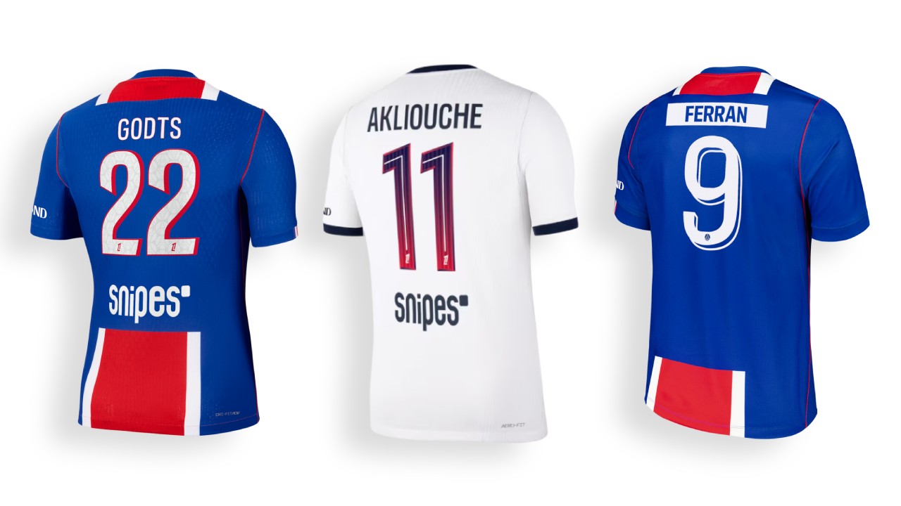 Le PSG a déjà officialisé 5 recrues depuis le début du mercato d'été 2026 et les maillots floqués de Mika Godts, Ferran Torres, Maghnes Akliouche, Lucas Digne et Alessandro Longoni sont désormais disponibles sur la boutique en ligne du club.