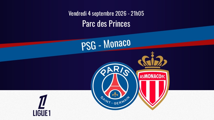 Le PSG reçoit Monaco ce vendredi soir au Parc des Princes dans le cadre de la 3e journée de Ligue 1. Sur quelle chaîne et à quelle heure regarder ce choc PSG/Monaco en direct à la télévision ? Qui seront les commentateurs ? Le point complet ci-dessous.