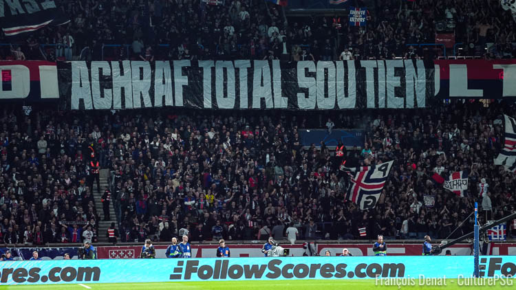 Quelques jours après l'annonce de son procès pour viol, Achraf Hakimi a vu le Virage Auteuil déployer une immense banderole de soutien pendant PSG/Monaco (2-2). Un geste qui a touché le principal intéressé, mais fortement déplu à l'avocate de la partie civile