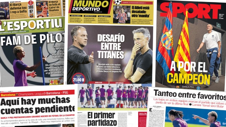 Malgré les nombreuses absences, le match Barça/PSG de ce mercredi soir en Champions League est perçu en Espagne comme un vrai « choc des titans » entre des deux équipes assez similaires et qui ont « des comptes à régler ».