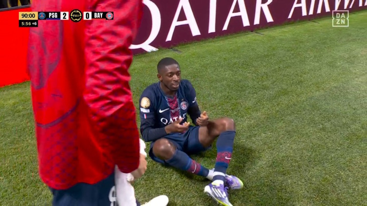 Au moment de célébrer son but face au Bayern Munich, Ousmane Dembélé a rendu hommage au disparu Diogo Jota en reprenant une célébration de but que le Portugais avait faite dans le passé.