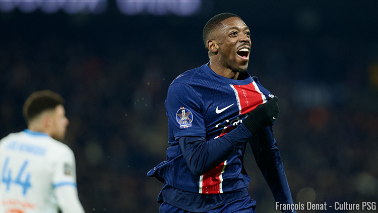 Avec un Ousmane Dembélé encore buteur et un Lucas Beraldo taille patron derrière, le PSG s'est imposé 3-1 face à l'OM ce dimanche soir en clôture de la 26e journée de Ligue 1. En attendant nos performances individuelles détaillées, retrouvez nos notes (sur 10) des joueurs parisiens, à chaud.