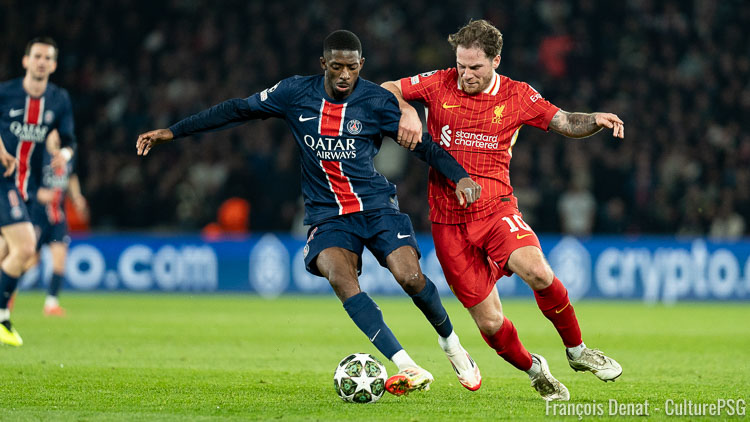 Le champion du monde argentin Mac Allister est revenu sur la double-confrontation de Liverpool face au PSG et a raconté une amusante anecdote sur Ousmane Dembélé lors du match aller au Parc des Princes.