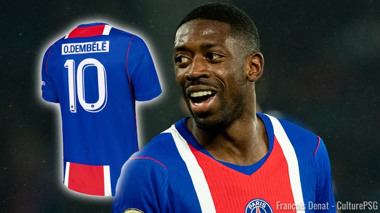Lancé le 9 mai dernier en marge de PSG/Brest, le nouveau maillot domicile du PSG pour la saison 2026/2027 est désormais disponible en ligne avec le flocage Champions League et il est aussi possible d'y ajouter deux étoiles au-dessus du blason du club.