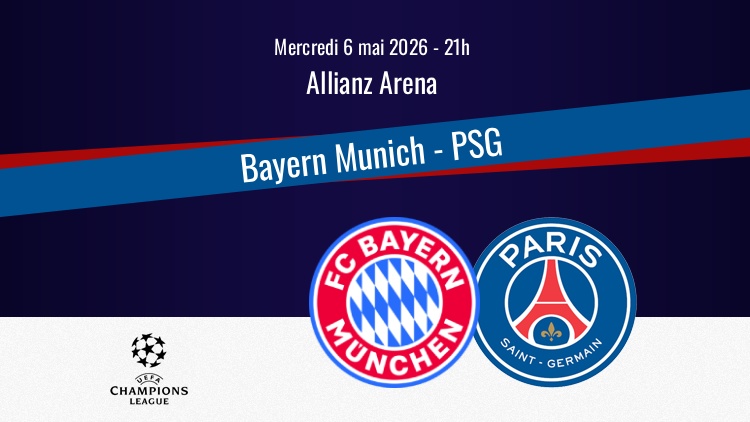   Très attendu, le match Bayern/PSG de ce mercredi soir (21h en France) sera diffusé sur de nombreuses chaînes à l'étranger. Retrouvez ci-dessous la liste la plus complète possible pour regarder cette demi-finale retour de Champions League à la télévision hors de France.