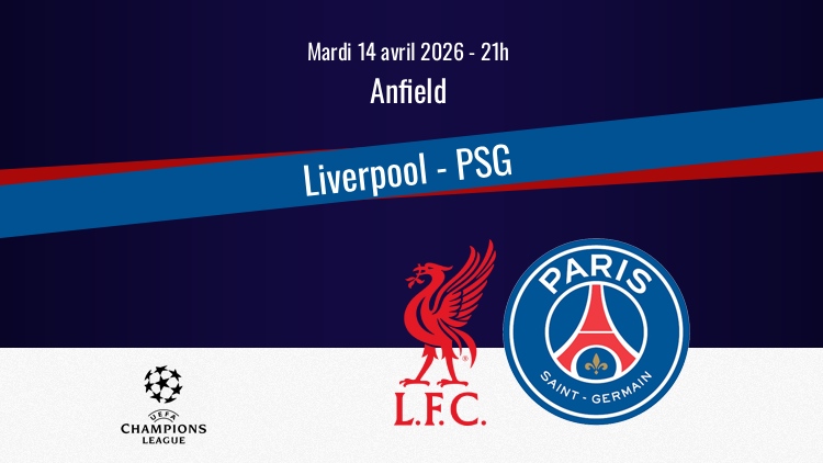 Le PSG retrouve Liverpool ce mardi soir à Anfield en quart de finale retour de Champions League. Sur quelle chaîne et à quelle heure regarder ce match Liverpool/PSG en direct à la télévision ? Qui seront les commentateurs ? Toutes les informations pratiques du match ci-dessous.