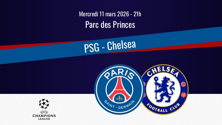 Le PSG affronte Chelsea ce mercredi soir au Parc des Princes en huitième de finale aller de Champions League. Sur quelle chaîne et à quelle heure regarder ce match PSG/Chelsea en direct à la télévision ? Qui seront les commentateurs ? Toutes les informations pratiques du match ci-dessous.