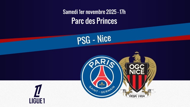 Le PSG reçoit Nice ce samedi dans le cadre de la 11e journée de Ligue 1. Sur quelle chaîne et à quelle heure regarder ce PSG/Nice en direct à la télévision ? Qui seront les commentateurs ? Le point complet ci-dessous.