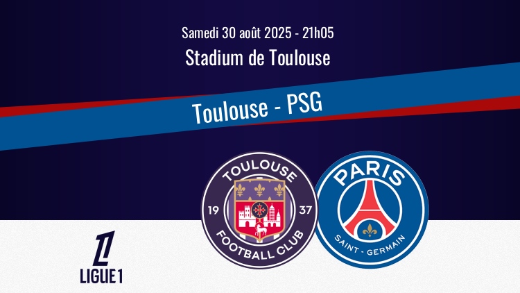 Le match de la 3e journée de Ligue 1 Toulouse/PSG de ce samedi soir (21h05 en France) sera diffusé sur de nombreuses chaînes à l'étranger. En voici quelques-unes.