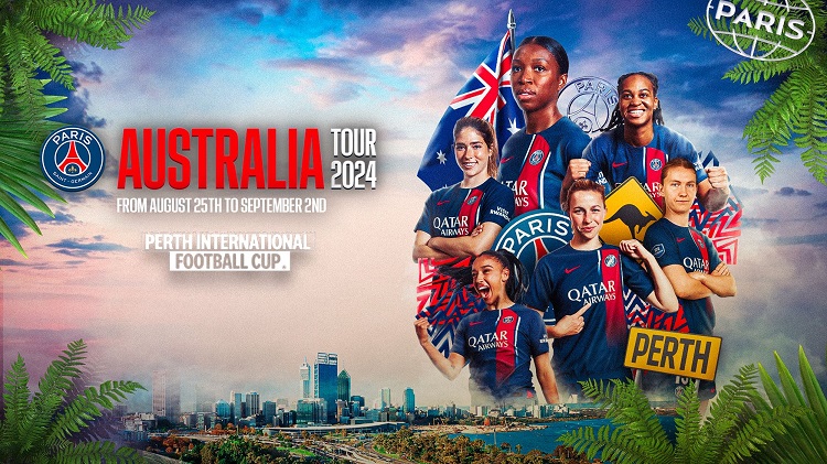 Lors de sa préparation estivale, le PSG féminin effectuera une tournée en Australie et disputera une compétition amicale, la Perth International Football Cup. 