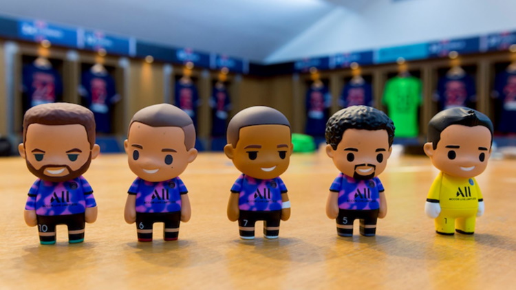 Club : Une collection de 5 figurines de joueurs du PSG lancée