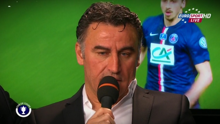 L'entraîneur de l'ASSE Christophe Galtier est passé au micro d'Eurosport pour débriefer la rencontre. Il a reconnu la large supériorité parisienne.