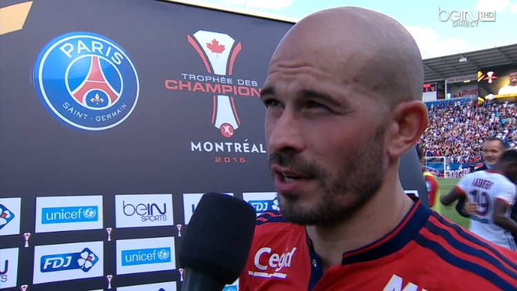 Christophe Jallet a réagi au micro de beIN Sports après la victoire facile du PSG face à l'OL (2-0) au Trophée des Champions.