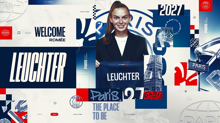 Le PSG officialise l'arrivée de l'attaquante de l'Ajax Amsterdam Romée Leuchter. La buteuse de 23 ans signe pour les trois prochaines saisons. Un très bon coup pour le PSG.
