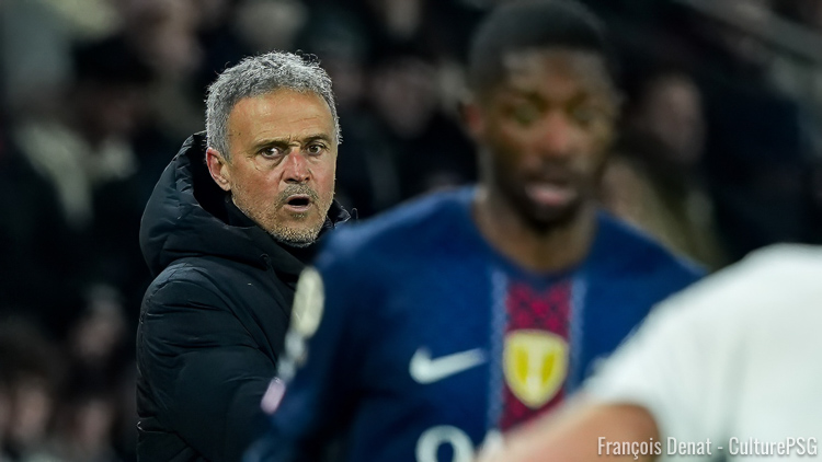 S'il n'a vraiment pas tout apprécié de PSG/Lille (3-0), et notamment la première période assez moyenne de ses troupes, Luis Enrique était ravi au micro de beIN Sports de commenter le fabuleux but d'Ousmane Dembélé.