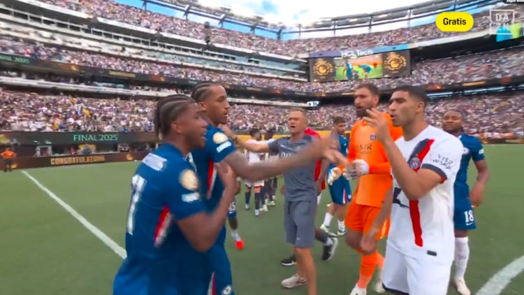 La finale de la Coupe du monde des clubs entre le PSG et Chelsea s'est terminée dans le chaos avec, notamment, Luis Enrique qui pousse l'attaquant de Chelsea João Pedro. L'entraîneur parisien a décrit la situation à son staff et a pointé l'attitude du Brésilien dans l'affaire.