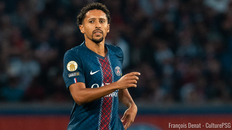 Le PSG a diffusé son traditionnel point médical à la veille de PSG/Auxerre et en plus de confirmer le forfait de João Neves, Désiré Doué et Ousmane Dembélé, le club a annoncé la blessure surprise de Marquinhos, qui va être indisponible plusieurs semaines.