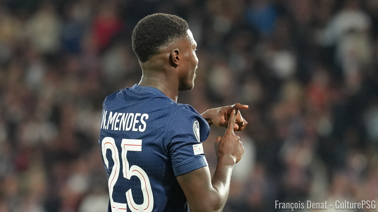 Après le match nul (1-1) du PSG à Lille, c'est un Nuno Mendes déçu du score final qui s'est exprimé au micro de Ligue 1+. 