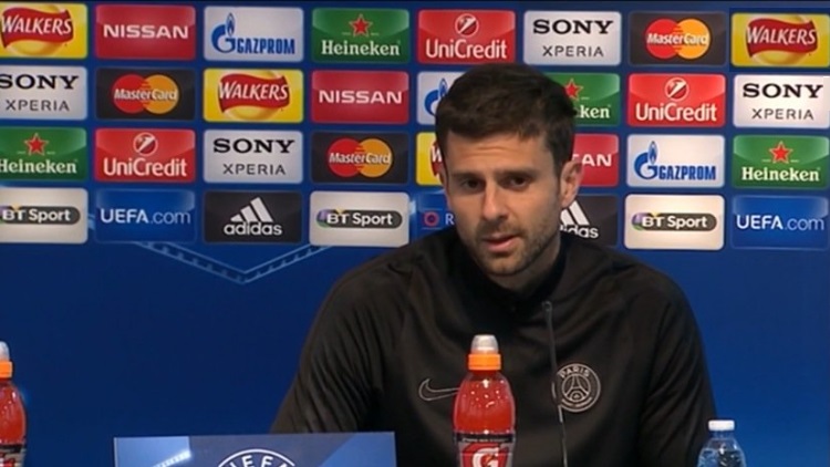 Thiago Motta était devant la presse avant Manchester City/PSG et il a surtout appuyé sur l'importance du collectif.