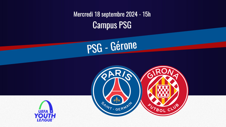 Le PSG défiait Gérone à l'occasion de la 1e journée de la phase de poules de la Youth League et ce sont les Catalans qui ont très logiquement gagné au Campus PSG. Un but d'entrée qui a couronné une première mi-temps maîtrisée, un deuxième en seconde période alors qu'ils étaient pourtant réduits à dix et l'affaire était entendue. Les jeunes Parisiens, plus jeunes que leurs adversaires, ont été volontaires mais trop imprécis et dominés dans la plupart des secteurs de jeu.