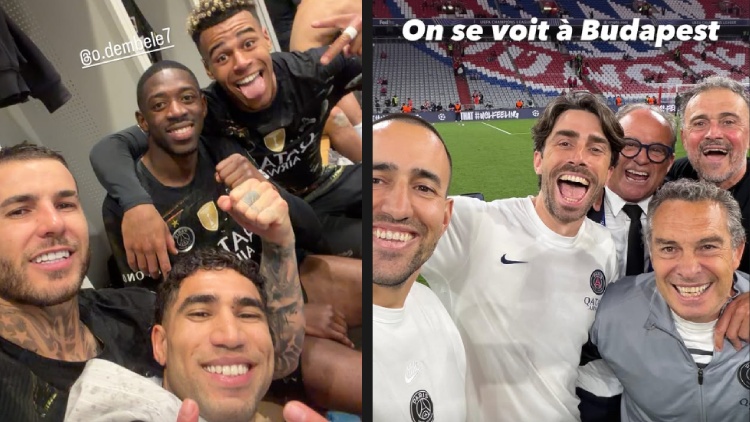 Le PSG s'est qualifié pour sa deuxième finale de Champions League consécutive après son nul 1-1 à Munich mercredi soir. De quoi nous offrir de magnifiques images de communion avec les supporters et de superbes images de joie entre joueurs, staff et dirigeants.