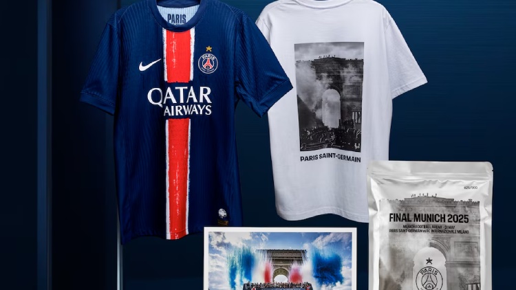 La Champions League fait son grand retour ce mardi et en attendant le match PSG/Atalanta ce mercredi soir, le club vient de sortir une nouvelle collection 31 mai 2025, ainsi qu'un pack collector, en édition limitée, comprenant quatre produits, dont le maillot domicile 24/25 avec l'étoile.