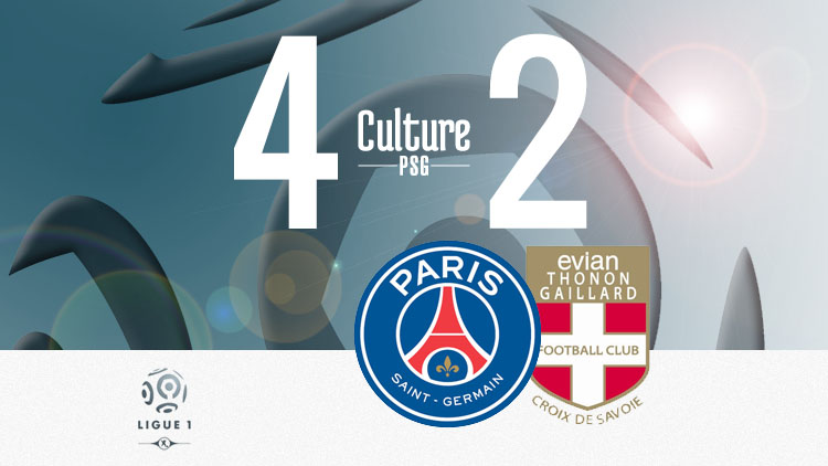 Le PSG s'impose 4-2 après avoir souffert défensivement. 