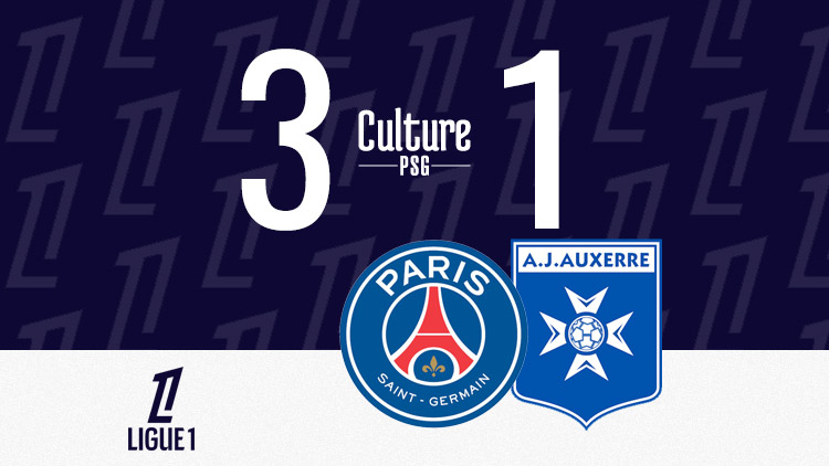 Dans le cadre de la 34e et dernière journée de Ligue 1 2024/2025, le PSG, déjà champion, recevait l'AJ Auxerre, déjà sauvée, et il a fallu une mi-temps à Paris pour s'offrir une belle fin. L'AJA menait à la pause, de façon pas forcément très logique, mais un grand Kvara, auteur d'un doublé, a remis le PSG devant. Marquinhos a marqué un autre but et le PSG s'impose très logiquement pour conclure cette saison du 13e titre.
