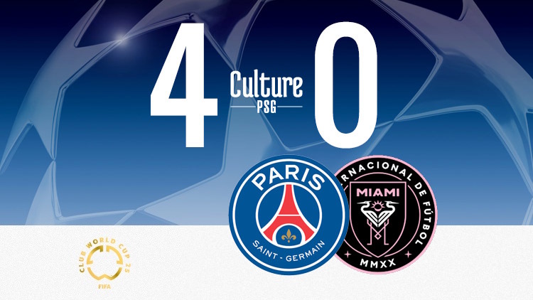 A l'occasion des huitièmes de finale de la Coupe du monde des clubs, le PSG défiait l'Inter Miami de Leo Messi ce dimanche (18h heure française) et les Parisiens ont réglé l'affaire en une mi-temps face à des Floridiens dépassés. Deux buts de Neves, Aviles contre-son-camp et Hakimi dans les arrêts de jeu ont suffi. Paris a géré sans forcer en seconde période, marquée par le retour de Dembélé. Place aux quarts de finale désormais !